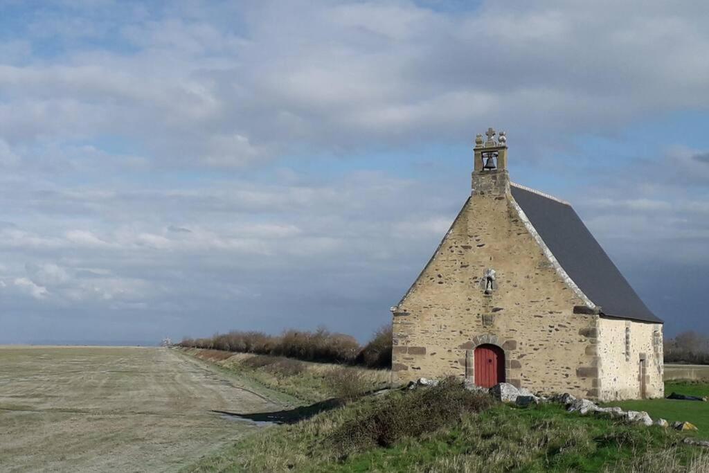 Vue Mer Pour Une Escale En Baie Du Mt-St-Michel Cherrueix Eksteriør billede